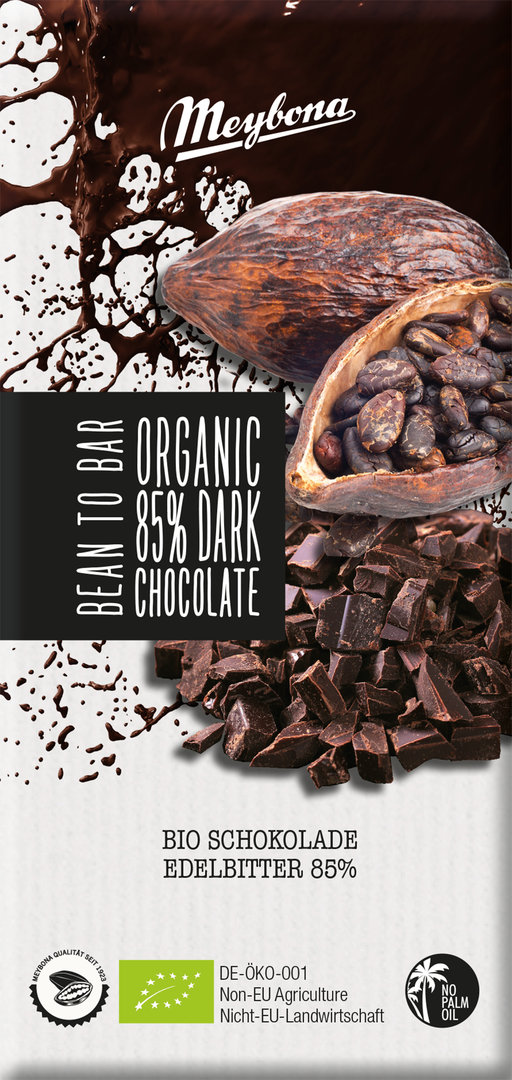 Meybona Bio Schokolade 100g Edelbitter 85 %